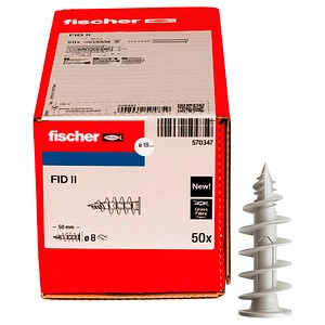 fischer FID II 570347 Dämmstoffdübel Ø 18 mm x 50 mm, 50 St.