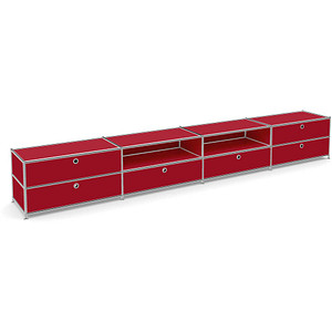 viasit Sideboard System4, 86333 rubinrot 302,9 x 40,4 x 43,2 cm, 1 St.