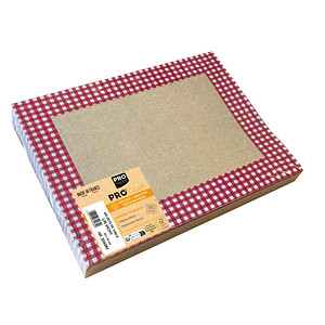 PROnappe Platzsets Leinen Vichy mehrfarbig 30,0 x 40,0 cm, 400 St.