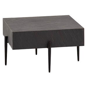 WOHNLING Couchtisch quadratisch Kunststoff anthrazit 64,0 x 64,0 x 35,0 cm, 1 St.