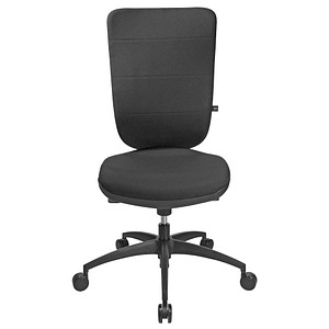 Topstar Bürostuhl Soft Pro 100, NN400 T20 Stoff schwarz, Gestell schwarz