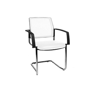 Topstar Besucherstühle BtoB 20 BB490A S03 weiß Stoff, 2 St.