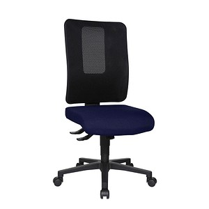 Topstar Bürostuhl Open X (N), OX1000 G280 Stoff blau, Gestell schwarz