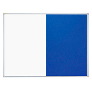 FRANKEN Whiteboard-Pinnwand X-tra!Line 90,0 x 60,0 cm Textil blau