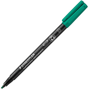 STAEDTLER Lumocolor® Folienstift grün 1,0 - 2,5 mm permanent, 1 St.