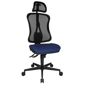 Topstar Bürostuhl Head Point SY, HE200 G26X Stoff blau, Gestell schwarz