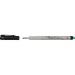 FABER-CASTELL MULTIMARK Folienstift schwarz 1,0 mm non-permanent, 1 St.