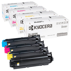 KYOCERA TK-5370K/C/M/Y schwarz, cyan, magenta, gelb Toner, 4er-Set