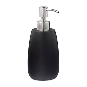relaxdays Seifenspender 10031061_46 schwarz Polyresin 300,0 ml, 1 St.
