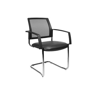 Topstar Besucherstühle BtoB 20 BB490A S10 schwarz Stoff, 2 St.