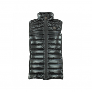Ärmellose Daunenjacke aus zwei Materialien, Damen Peak Mountain Fine