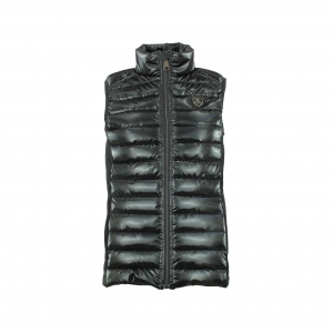 Ärmellose Daunenjacke aus zwei Materialien, Damen Peak Mountain Fine