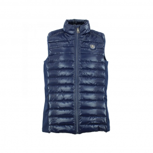 Ärmellose Daunenjacke aus zwei Materialien, Damen Peak Mountain Fine