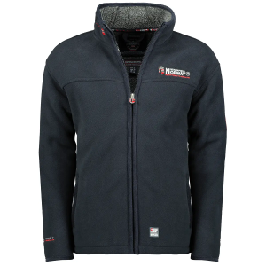 Gestickter Baumwoll-Fleece mit Reißverschluss Geographical Norway Ubolt