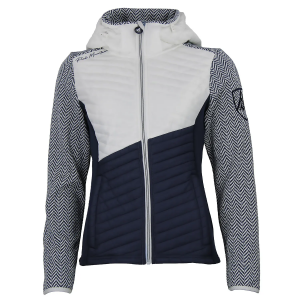Fleecejacke mit gesteppten Einsätzen für Damen Peak Mountain Amir