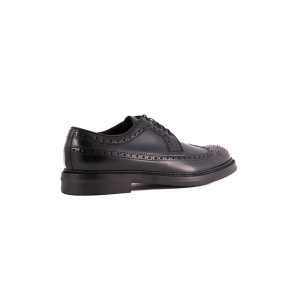 Lo.white Klassische Schwarze Lederschuhe fur Herren – 29005-NER