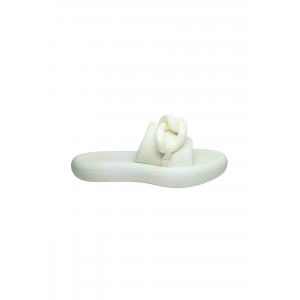 Schuhe fur Damen Stella Mccartney Air Slide Alter Mat White