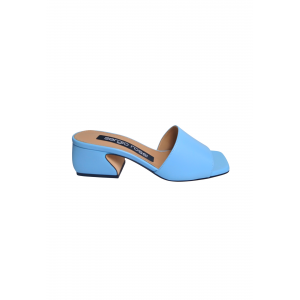 B12080-MNAN07-4788-110 Sergio Rossi Frauen blaues Leder
