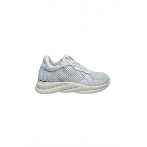 D5F414T1vif09000 Baldinini Shoes Frauen weiBes Leder