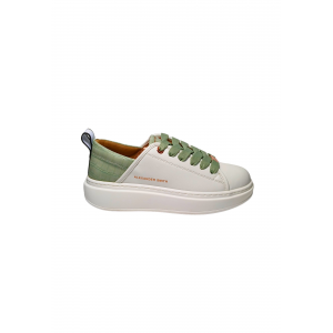 Schuhe fur Damen Alexander Smith Eco-Wembley Frau-WeiB hellgrun