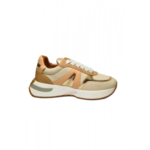 Schuhe fur Damen Alexander Smith Hyde Frau Elfenbein Cognac