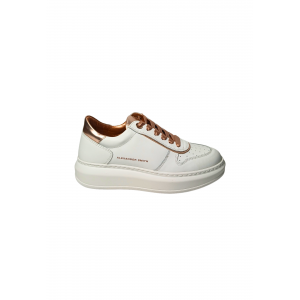 Schuhe fur Damen Alexander Smith Cambridge Frau WeiB Kupfer
