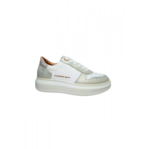 Schuhe fur Damen Alexander Smith Cambridge Woman-White Silber