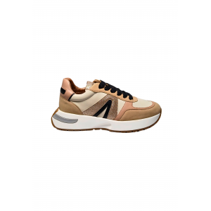 Schuhe fur Damen Alexander Smith Hyde Frau-Creme Gold