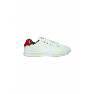 Schuhe Erwachsene unisex Missoni Sport Niedrige Sneaker WeiB + Rot