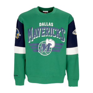 Herren-Sweatshirt mit Rundhalsausschnitt NBA All Over Crew 3.0 Dalmav Original Teamfarben