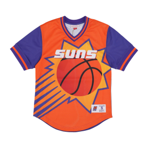 NBA Jumbotron 3.0 Mesh-Trikot mit V-Ausschnitt fur Herren Phosun Multi/WeiB