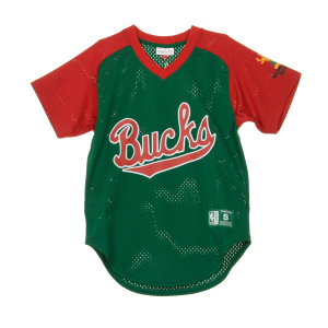 Herren NBA Final Seconds Mesh-Trikot mit V-Ausschnitt Milbuc