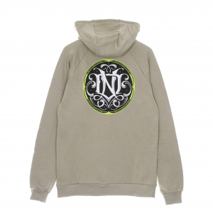 Leichtes Herren-Sweatshirt mit Kapuze und Monogramm-Hoodie in Beige