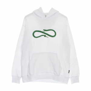 Leichtes Kapuzen-Sweatshirt fur Herren mit grunem Logo-Hoodie WeiB/Grun