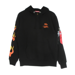 Flame Hoody X Hot Wheels Herren Kapuzenpullover Schwarz