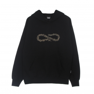 Leichtes Herren-Sweatshirt mit Kapuze Thorn Logo Hoodie Schwarz