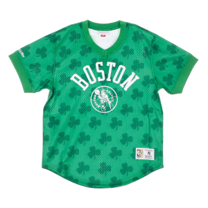 Herren NBA Wordmark Mesh V-Ausschnitt Boscel Original Team Colors Jacke