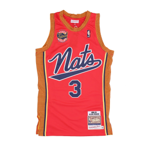 Herren-Basketball-Tanktop Nba Alternate Jersey Hardwood Classics Nr. 3 Allen Iverson Phi76e