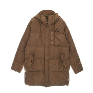 Herren Essential Statement Down Parka Archaeo Brown Lange Daunenjacke