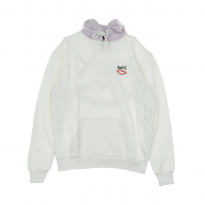Leichtes Herren-Sweatshirt mit Kapuze, zweifarbig, Hoody, OptikweiB/Pastell