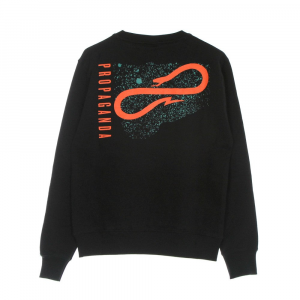 Leichtes Herren-Sweatshirt mit Rundhalsausschnitt Dust Crewneck Schwarz