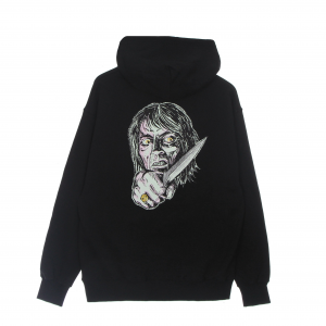 Leichtes Kapuzen-Sweatshirt fur Herren Criminal Hoodie Schwarz/Rosa