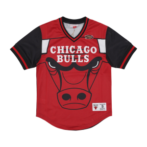 Herren NBA Jumbotron 3.0 Mesh-Trikot mit V-Ausschnitt Chibul Multi/WeiB