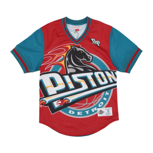 Herren NBA Jumbotron 3.0 Mesh-Trikot mit V-Ausschnitt Detpis Multi/WeiB