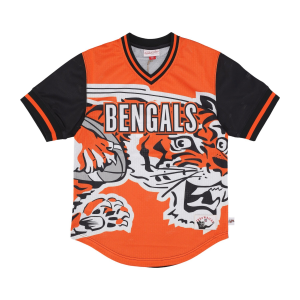 NFL Jumbotron 3.0 Mesh-Trikot mit V-Ausschnitt fur Herren, Cinben Multi/WeiB