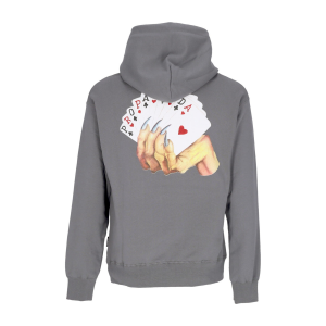 Royal Flush Hoodie Graues, leichtes Herren-Sweatshirt mit Kapuze