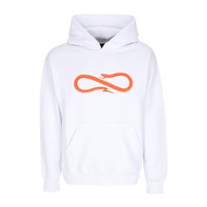 Leichtes Herren-Sweatshirt mit Kapuze und Logo-Hoodie in WeiB