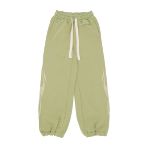 Leichte Trainingshose fur Damen, Flames-Hose, Grun/Offwhite
