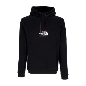 Fine Alpine Hoodie Herren Kapuzenpullover Schwarz/Lila Kaktusblute