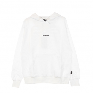Leichtes Kapuzen-Sweatshirt fur Herren, Ribs Hoodie, WeiB